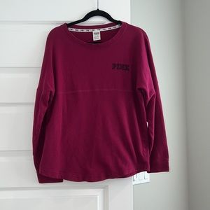 Victoria's Secret PINK Sweater Crewneck Medium Purple